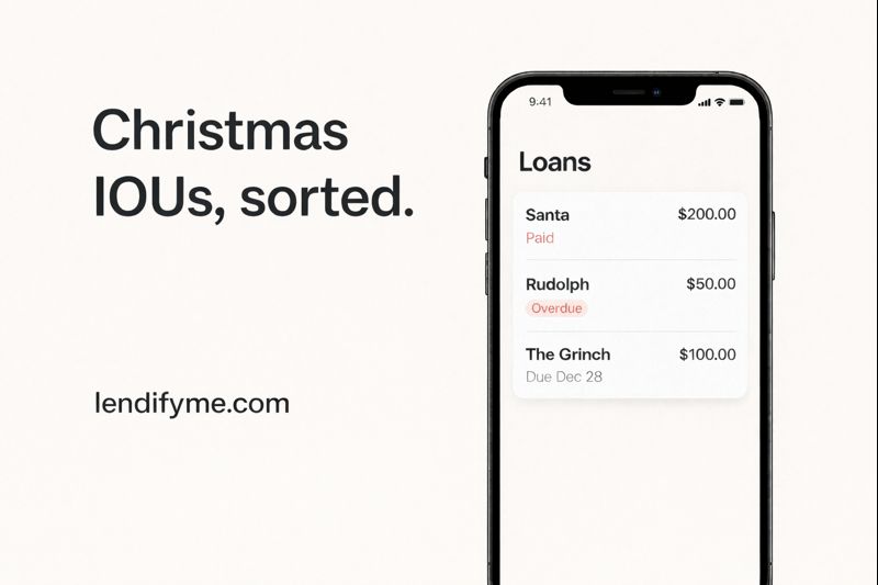 Turns out “I’ll pay you back” is a very popular Christmas ph...